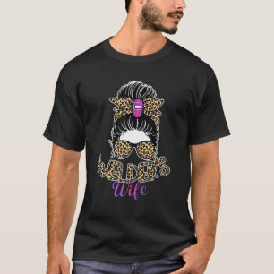 Camiseta Esposa do Soldador Mulheres Soldadoras Trabalhado