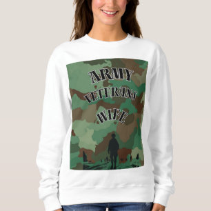 Camiseta Esposa do Veterano do Exército