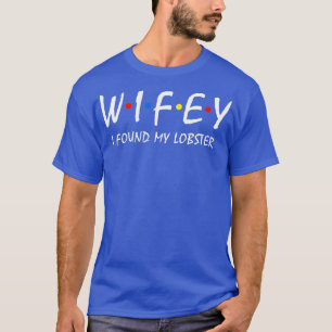 Camiseta Esposa Encontrei meu Lagostim Despedida de Solteir