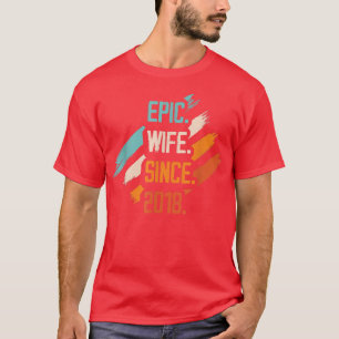 Camiseta Esposa Epic Desde O Relati De Casal Da Família De 