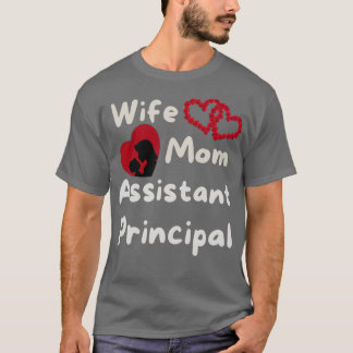 Camiseta Esposa Esposa Bonita, Mãe Assistente Principal Pre