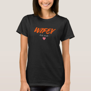 Camiseta Esposa EST 2026 – Elegância Moderna & Amor Eterno