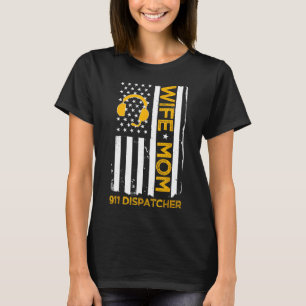 Camiseta Esposa Mãe 911 Expedidor U-U Bandeira Independênci