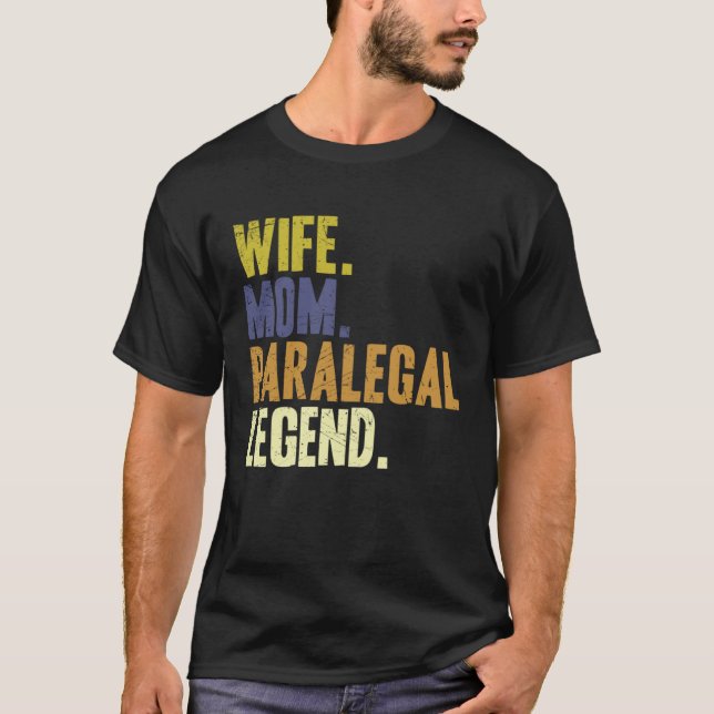 Camiseta Esposa Mãe Assistente Jurídico Mãe 1 (Frente)