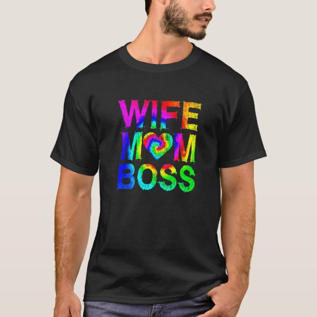 Camiseta Esposa Mãe Chefe Diretor Executivo Empresa Proprie (Frente)