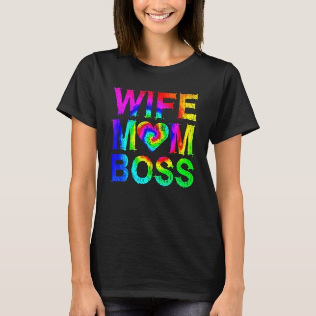Camiseta Esposa Mãe Chefe Diretor Executivo Empresa Proprie (Frente)