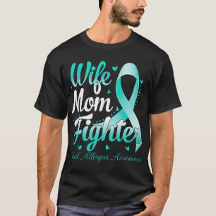Camiseta Esposa Mãe Combatendo Alergias de Comida Sensibili