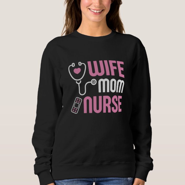 Camiseta Esposa Mãe Enfermeira (Frente)
