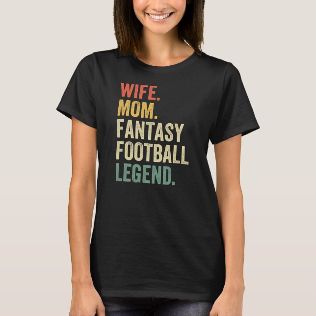 Camiseta Esposa Mãe Fantasia Legenda De Futebol Engraçada M (Frente)