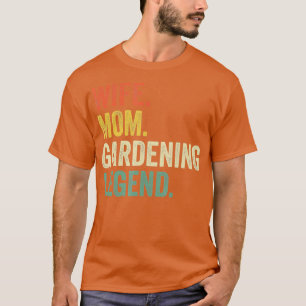 Camiseta Esposa Mãe Gardenando Legenda Engraçada Mãe TS