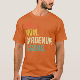Camiseta Esposa Mãe Gardenando Legenda Engraçada Mãe TS