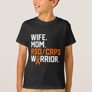 Camiseta Esposa Mãe RSD Guerreiro de CRPS Sensibilização pa