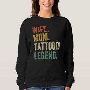 Camiseta Esposa Mãe Tatuando Lenda Tatuada Artista Mãe Vin