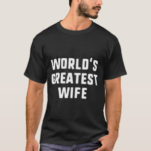 Camiseta Esposa Mais Incrível do Mundo Família Divertida