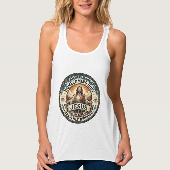 Camiseta Esposa Militar de Jesus Esperando Marido  (Frente)