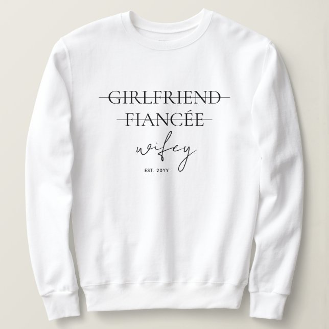 Camiseta Esposa Moderna Roteiro Minimalista (Frente do Design)