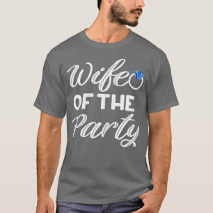 Camiseta Esposa Mulheres A Festa Despedida de Solteira Noiv
