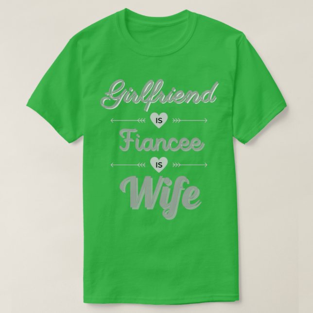 Camiseta esposa namorada (Frente do Design)