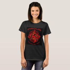 Camiseta Esposa Orgulhosa de Bombeiros