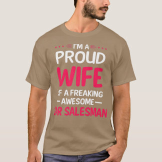 Camiseta Esposa Orgulhosa De Maldita Carro-SALESMAN