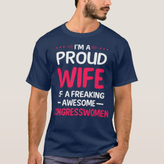 Camiseta Esposa Orgulhosa De Maldita E Incrível ConGRESSWOM