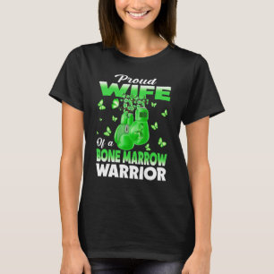 Camiseta Esposa Orgulhosa De Um Guerreiro De Medula Óssea