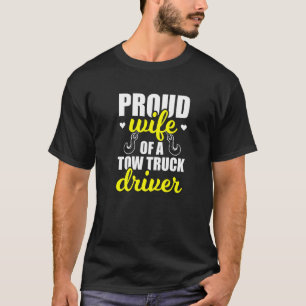Camiseta Esposa Orgulhosa De Um Motorista De Caminhão De re
