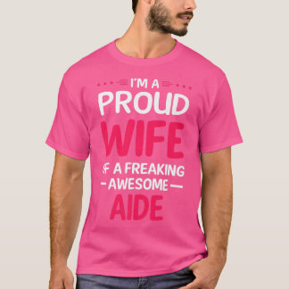 Camiseta Esposa Orgulhosa De Uma Aposta Incrível