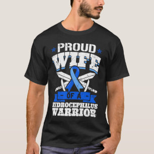 Camiseta Esposa Orgulhosa De Uma Fita De Conscientização De