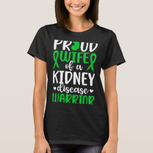 Camiseta Esposa orgulhosa de uma guerreira da doença renal