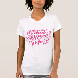 Camiseta Esposa Orgulhosa do Fazendeiro
