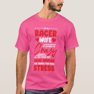 Camiseta Esposa para Motores Race Lover e Corrida de Carros