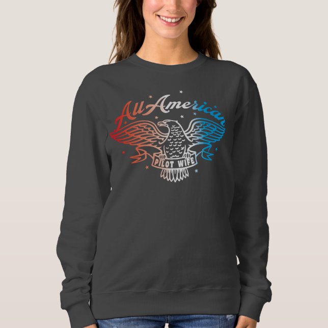 Camiseta Esposa-Piloto All-American (Frente)