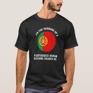 Camiseta Esposa Portuguesa Raízes Do Patrimônio E Ovos Ta