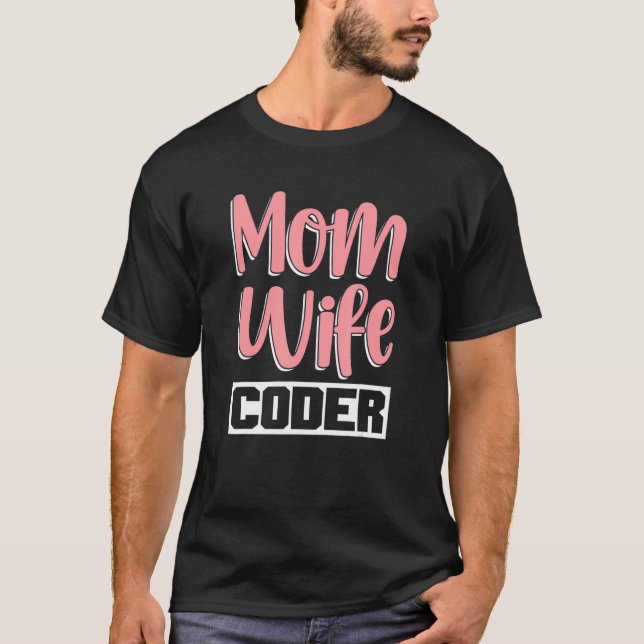 Camiseta Esposa Programadora Programação Desenvolvimento de (Frente)