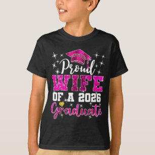 Camiseta Esposa super orgulhosa do formando de 2026