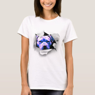 Camiseta Espreite um pitbull da vaia