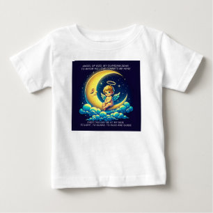 Camiseta Espressionista do Anjo Cónico e Lua