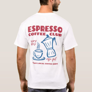 Camiseta Espresso Coffee Club Funny Coffee Lover