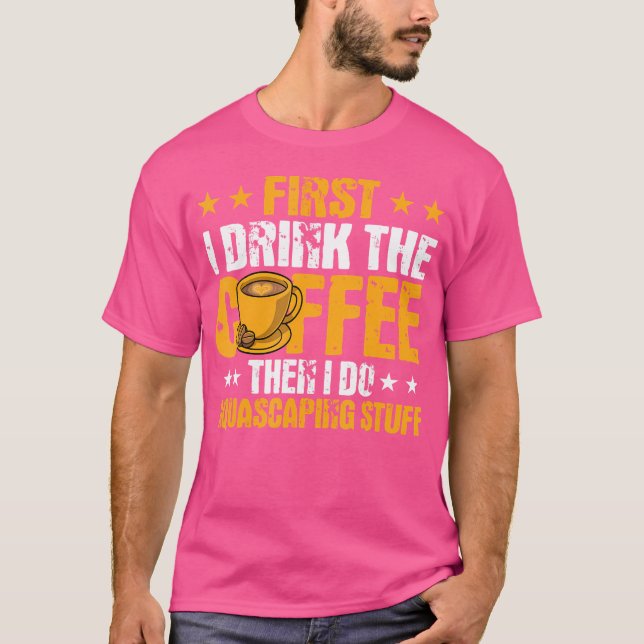 Camiseta Espresso De Aquascape De Café E Aquascapim (Frente)