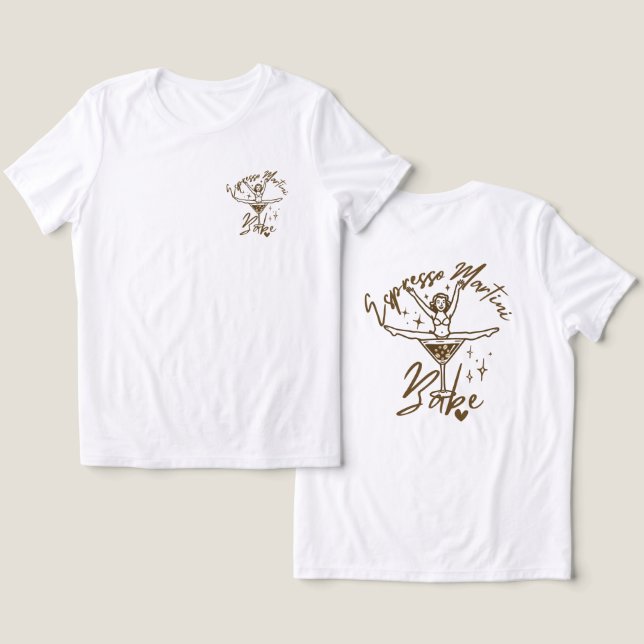 Camiseta Espresso Martini Babe (Design Frente e Verso)