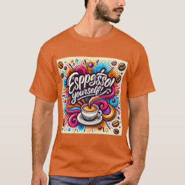 Camiseta Espresso - Sozinho Humor De Café
