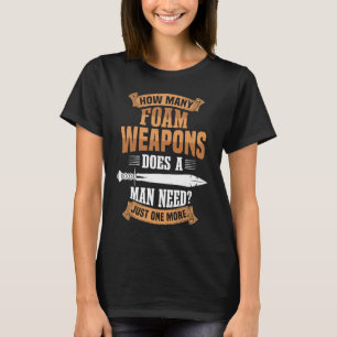 Camiseta Espuma Armas RPG Papel Jogando Larper Fantasy & La