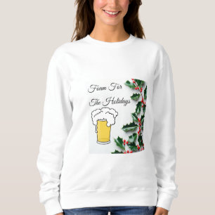 Camiseta Espuma Para Feriados, Engraçada, Vidro De Cerveja
