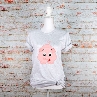 Camiseta Espuma rosa para fora