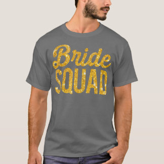 Camiseta Esquadra da Noiva das Mulheres Festa de Despedida 