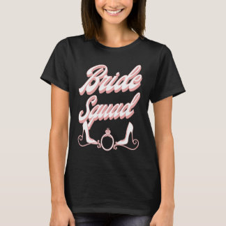 Camiseta Esquadra da Noiva Vintage Retro Festa de Solteira 