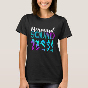 Camiseta Esquadra da Sereia Água Marinha Criatura Marinha B