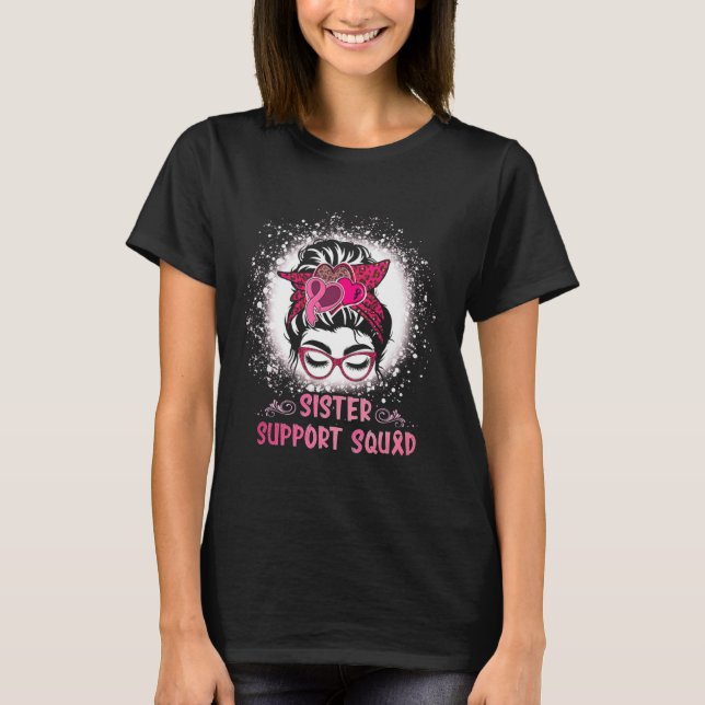 Camiseta Esquadra de Apoio da Irmã Bun Gl Conscientização d (Frente)