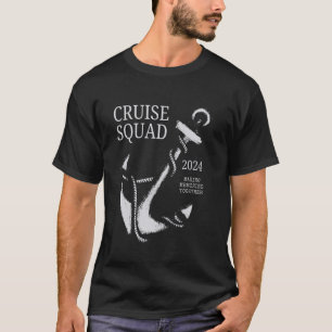 Camiseta Esquadra de Cruzeiros da Família Vintage 2024 Féri